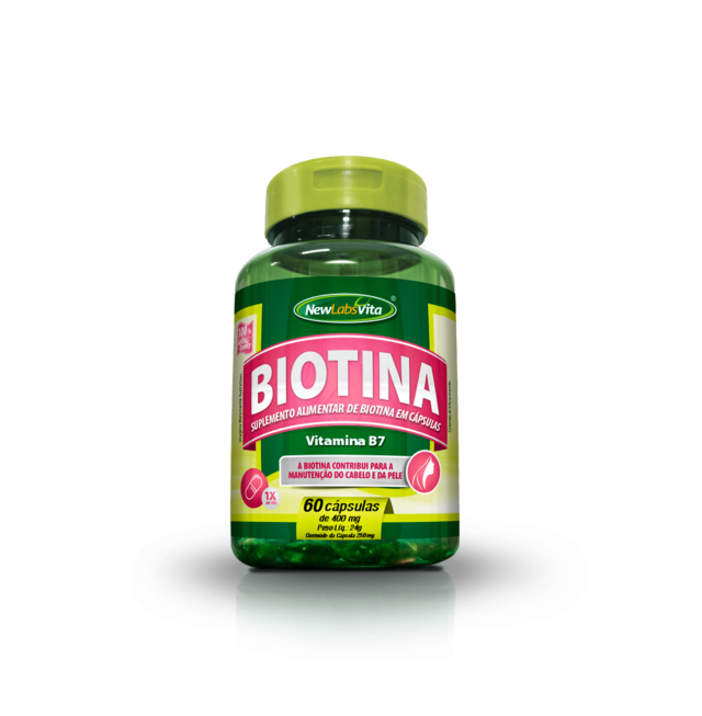 Biotina - 60 Cáps - 250mg (New Labs Vita)