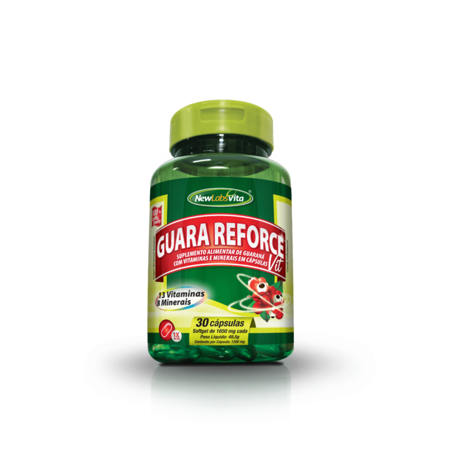 Guara Reforce Vit - 30 Cáps - 1200mg (New Labs Vita)