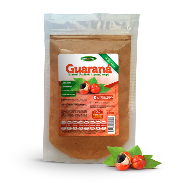 Guaraná em Pó - 120g (New Labs Vita)