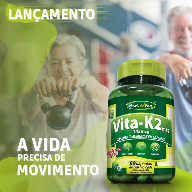 Vita K2 + D3 - 60 Cápsulas (New Labs Vita) - comprar online