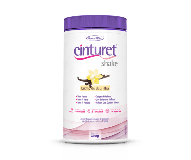 Cinturet Shake - Sabor Baunilha - 390g (New Labs Vita)