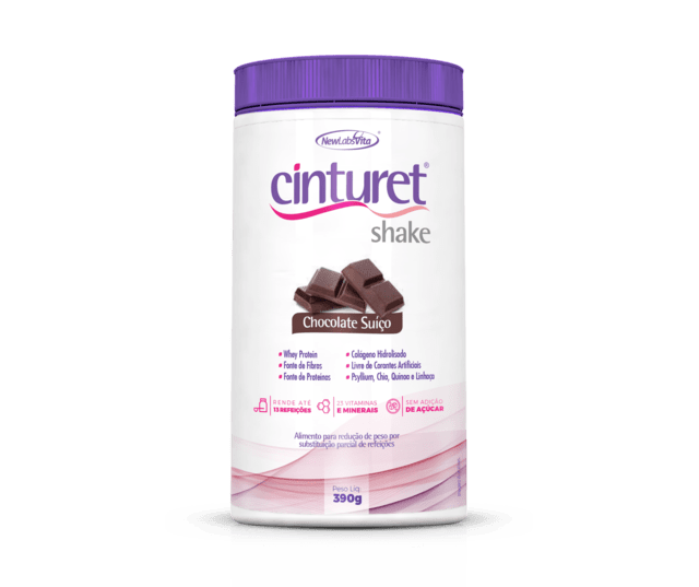 Cinturet Shake - Sabor Chocolate - 390g (New Labs Vita)