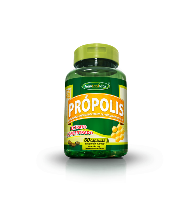 Própolis - 60 Cáps - 250mg (New Labs Vita)