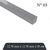 Barra Quadrada de Inox 304 N°01 - 12.70mm X 12.70mm - Loja do Cuteleiro - Materiais e Insumos para Cutelaria