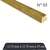 Barra Quadrada de Latão N°01 12.70mm X 12.70mm - BQL12X12 - Loja do Cuteleiro - Materiais e Insumos para Cutelaria