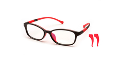 GAFAS / ANTEOJOS / LENTES ÓPTICOS RUSTY MEQ RUSTY SBLK MBLK RED KIDS - comprar online