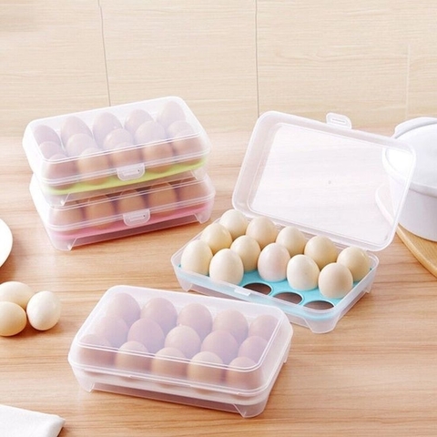 Organizador plastico para 15 huevos