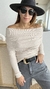 Sweater Cuello Bote Beige - comprar online