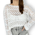 Sweater calado Blanco - comprar online