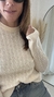 Sweater Trenza Crudo - comprar online