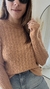 Sweater Trenza Camel - comprar online