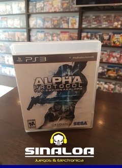 Alpha Protocol Ps3 (Fisico-Usado)