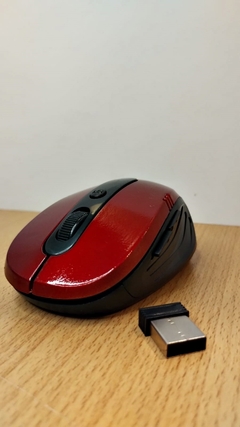 Mouse inalámbrico 4D (rojo)