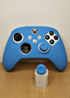 Funda joystick xbox serie con agarre antideslizante + sticks (lisa celeste) - comprar online