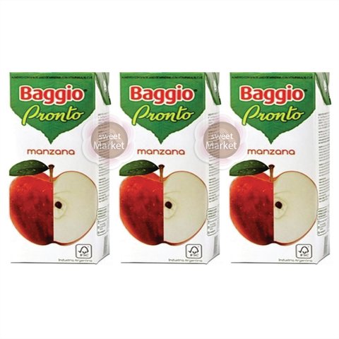 Jugo Baggio 125ml Manzana 18 Unidades