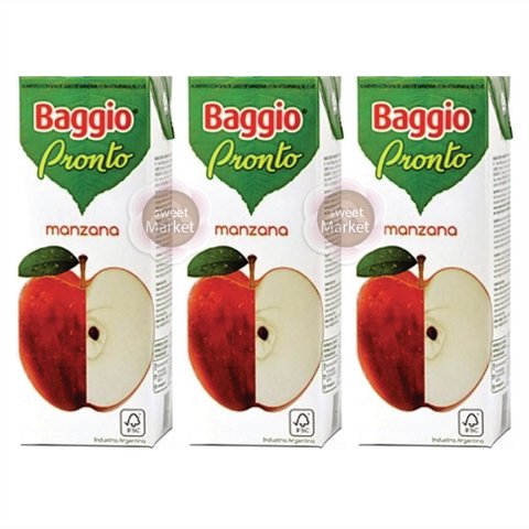 Jugo Baggio 200ml Manzana 18 Unidades