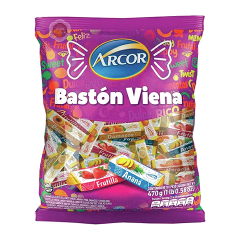 Caramelo Bastón Viena 470g