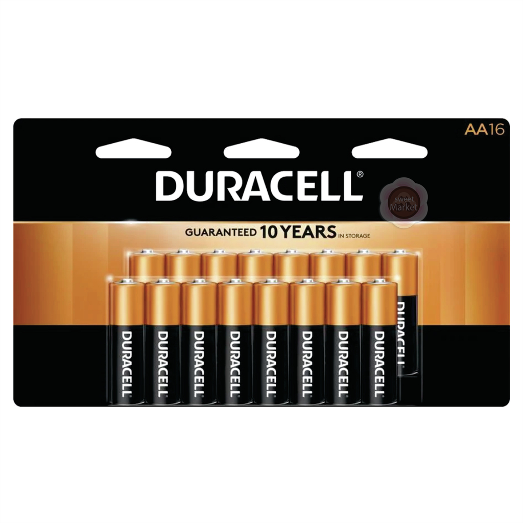 Pilas Duracell AA X16 Unidades - Sweet Market