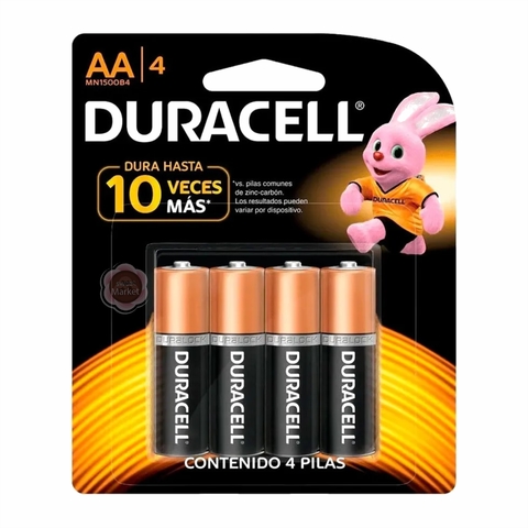 Pilas Duracell AA x16 unidades - Promart