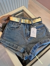 short c cinto ck dourado