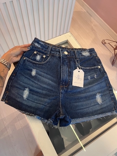 short escuro c abertura lateral premium - comprar online