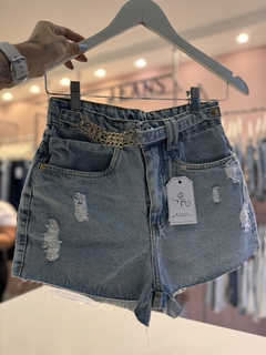 Short aviamento jeans premium