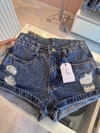 short abanhado cós vintage atras