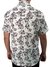 camisa masculina florida branca