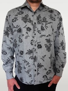 camisa social floral