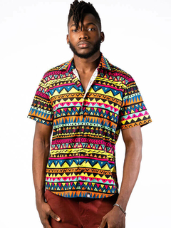 camisa africana masculina