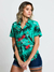 camisa feminina floral