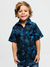 camisa floral infantil