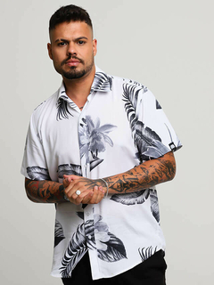 camisa floral masculina