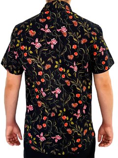 camisa de flores