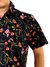 camisa com estampa de flores