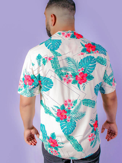 Blusa de botao florida feminina 2025