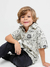 camisa infantil estampa caveira