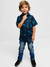 camisa infantil floral