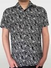 camisa estampada masculina floral