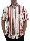 camisa listrada vertical masculina