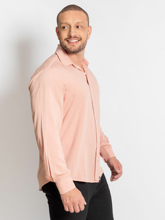 camisa masculina rosa