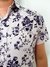 Camisa Estampada Floral Social Branca Florida Masculina Nova - comprar online