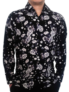 camisa manga longa masculina