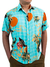 camisa viscose floral masculina