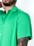 camisa verde social masculina
