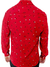 camisa floral vermelha masculina