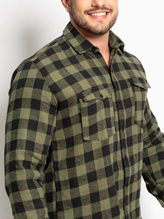 Camisa Xadrez Verde Masculina - Phiphi Camisaria