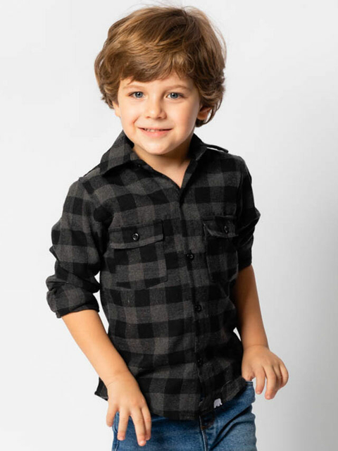 Camisa xadrez masculina deals promoção