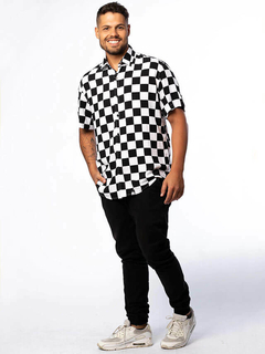 camisa xadrez masculina