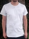 camiseta branca estampada masculina